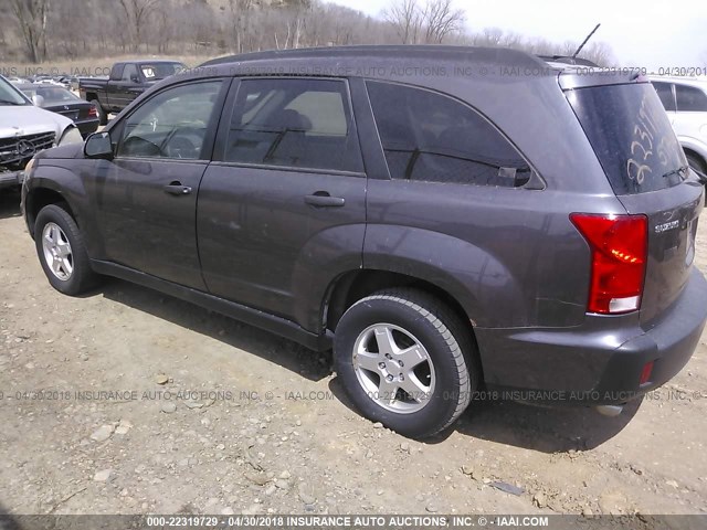 2S3DB217376120915 - 2007 SUZUKI XL7 GRAY photo 3