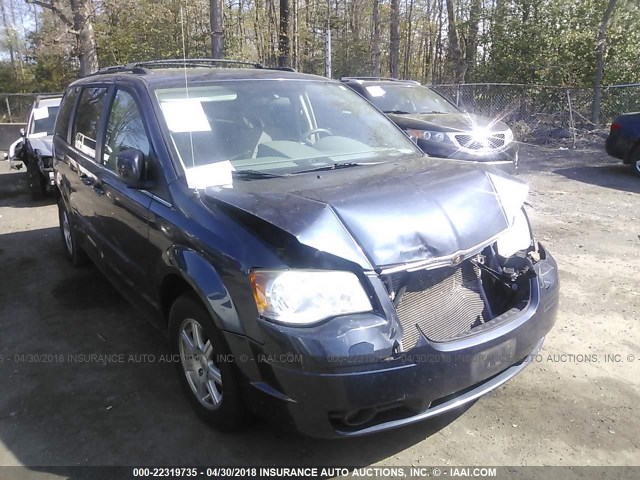 2A8HR54P78R141445 - 2008 CHRYSLER TOWN & COUNTRY TOURING BLUE photo 1