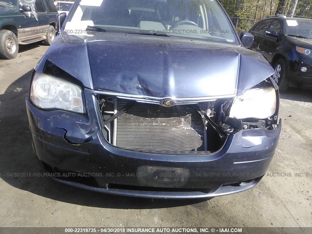 2A8HR54P78R141445 - 2008 CHRYSLER TOWN & COUNTRY TOURING BLUE photo 6