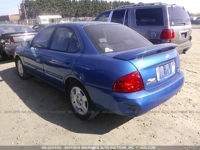 3N1CB51D26L624502 - 2006 NISSAN SENTRA 1.8/1.8S BLUE photo 3