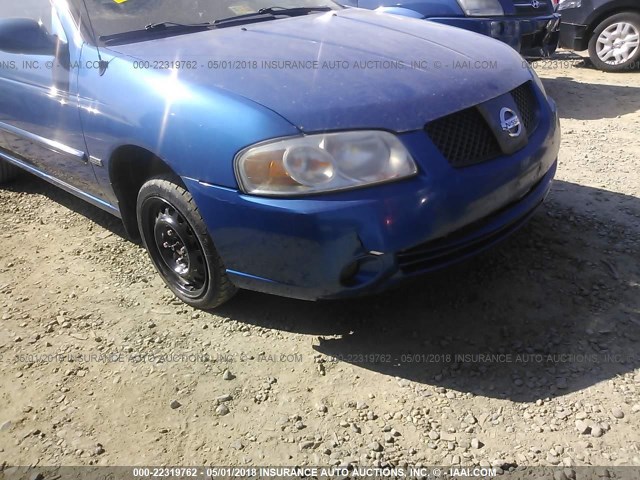 3N1CB51D26L624502 - 2006 NISSAN SENTRA 1.8/1.8S BLUE photo 6