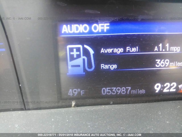 19XFB2F94EE240222 - 2014 HONDA CIVIC EXL BLUE photo 7