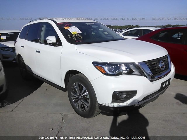 5N1DR2MM9JC632796 - 2018 NISSAN PATHFINDER S/SV/SL/PLATINUM 奶油色 照片 1