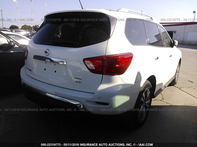 5N1DR2MM9JC632796 - 2018 NISSAN PATHFINDER S/SV/SL/PLATINUM 奶油色 照片 4