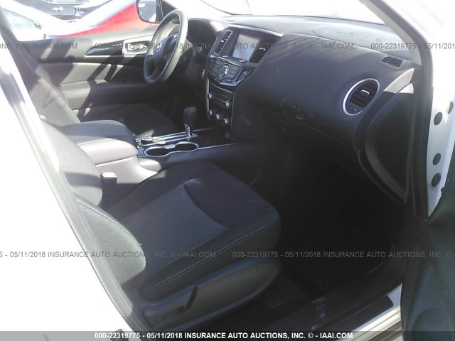 5N1DR2MM9JC632796 - 2018 NISSAN PATHFINDER S/SV/SL/PLATINUM 奶油色 照片 5