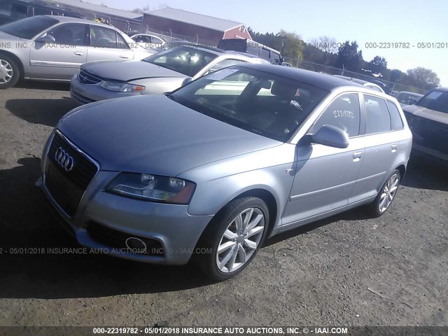 WAUHF78P09A084272 - 2009 AUDI A3 2.0T SILVER photo 2