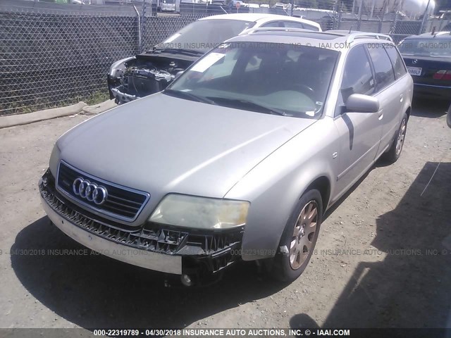 WAUDA24B0XN080304 - 1999 AUDI A6 AVANT QUATTRO GOLD photo 2