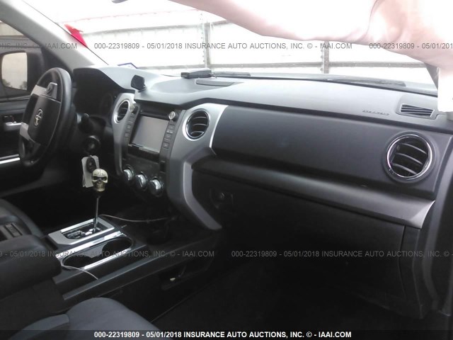 5TFRY5F19EX169445 - 2014 TOYOTA TUNDRA DOUBLE CAB SR/SR5 BLACK photo 5
