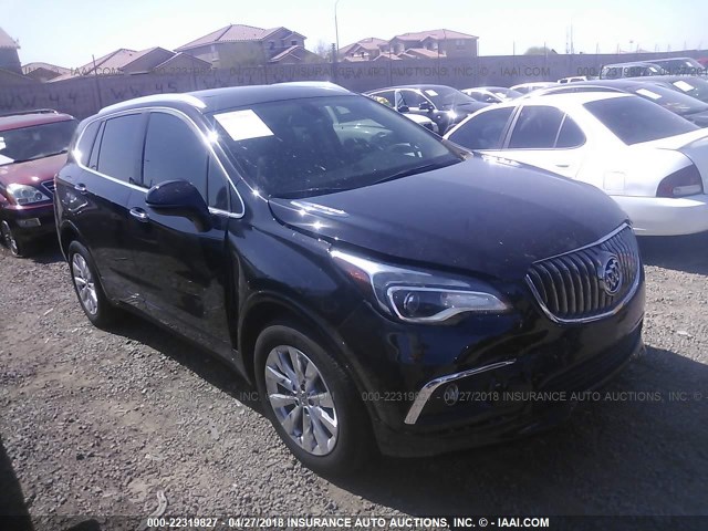 LRBFXBSA8HD097829 - 2017 BUICK ENVISION ESSENCE BLACK photo 1