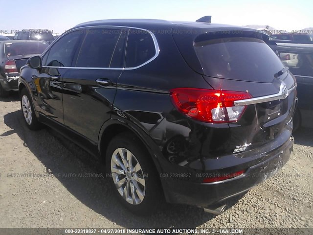 LRBFXBSA8HD097829 - 2017 BUICK ENVISION ESSENCE BLACK photo 3