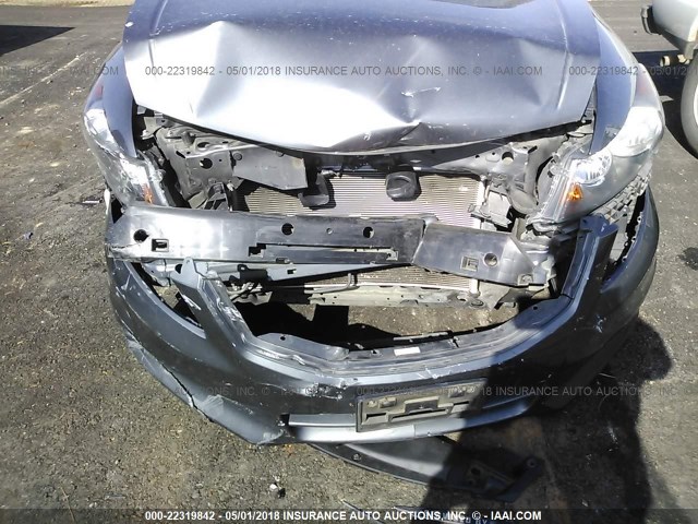 1HGCP2F4XCA235312 - 2012 HONDA ACCORD LXP GRAY photo 6