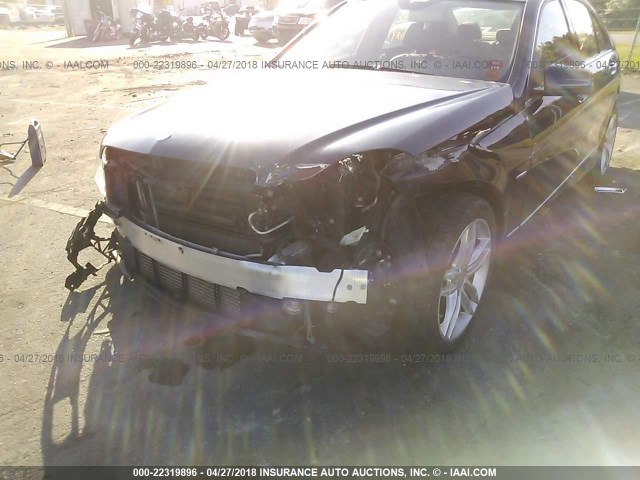 WDDGF4HB5CR222033 - 2012 MERCEDES-BENZ C 250 BLUE photo 6