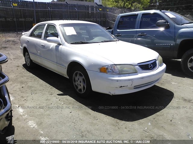 1YVGF22C825264583 - 2002 MAZDA 626 LX WHITE photo 1