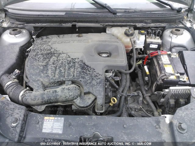 1G1ZA5EUXCF389575 - 2012 CHEVROLET MALIBU LS SILVER photo 10