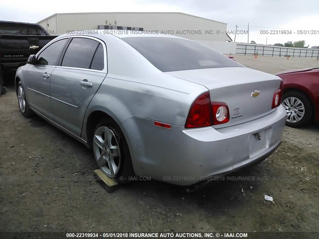1G1ZA5EUXCF389575 - 2012 CHEVROLET MALIBU LS SILVER photo 3