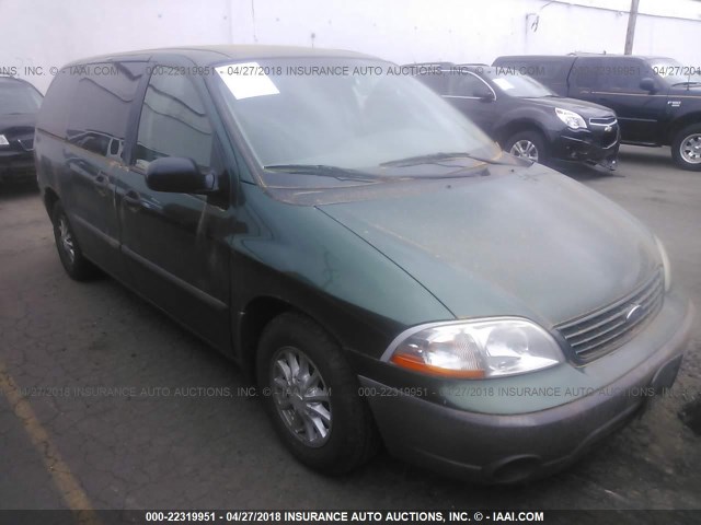 2FMZA50442BA20799 - 2002 FORD WINDSTAR LX GREEN photo 1