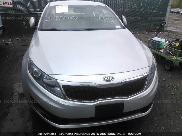 5XXGN4A75CG071779 - 2012 KIA OPTIMA EX SILVER photo 6