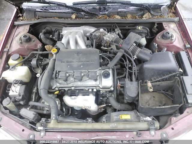 JT2BF28K6W0123702 - 1998 TOYOTA CAMRY LE/XLE Tünd qırmızı foto 10
