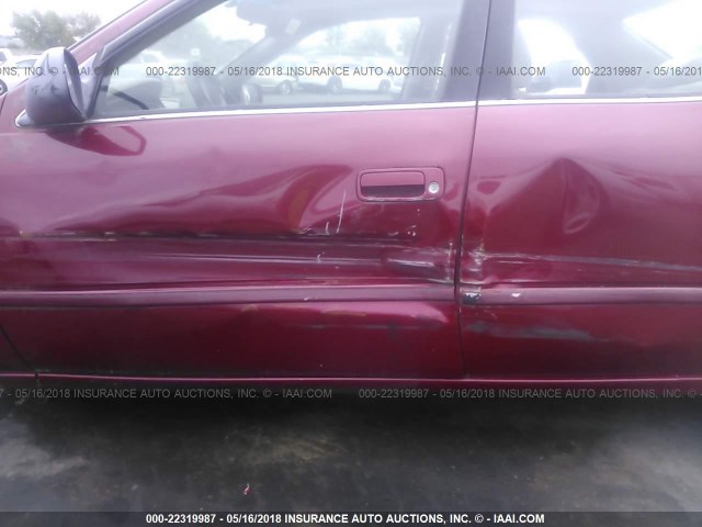 JT2BF28K6W0123702 - 1998 TOYOTA CAMRY LE/XLE MAROON photo 6