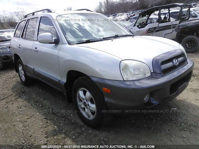 KM8SC73D95U902102 - 2005 HYUNDAI SANTA FE GLS/LX SILVER photo 1