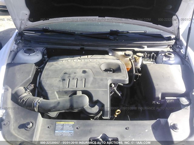 1G1ZC5E00AF186733 - 2010 CHEVROLET MALIBU 1LT 白色 照片 10