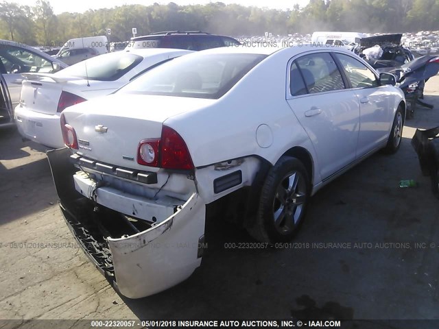 1G1ZC5E00AF186733 - 2010 CHEVROLET MALIBU 1LT 白色 照片 4