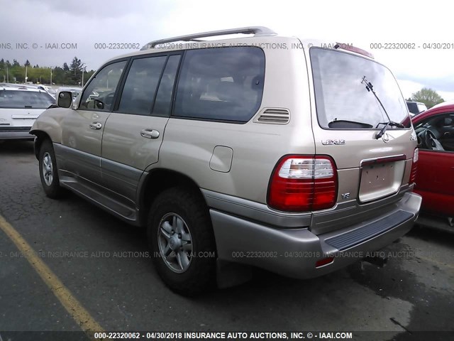 JT6HT00W6X0055097 - 1999 LEXUS LX 470 TAN photo 3