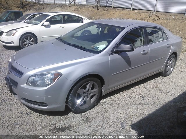 1G1ZB5E18BF150835 - 2011 CHEVROLET MALIBU LS 银色 照片 2