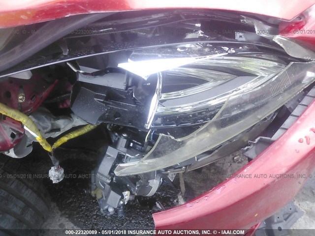 JM1BL1H65A1133315 - 2010 MAZDA 3 S RED photo 6