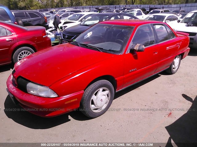 1G3NL52T8VM329210 - 1997 OLDSMOBILE ACHIEVA SL RED photo 2