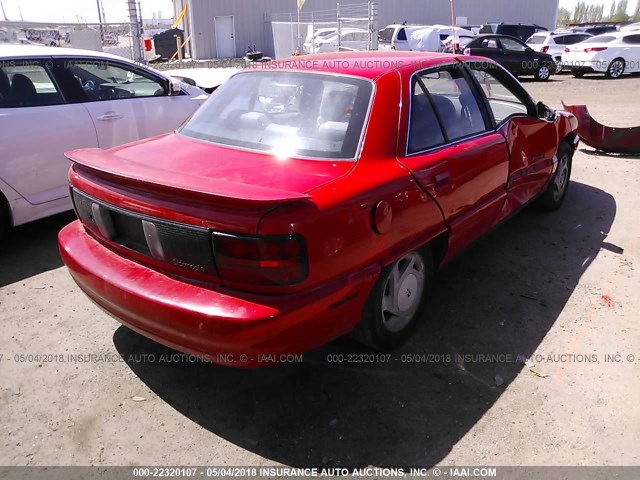 1G3NL52T8VM329210 - 1997 OLDSMOBILE ACHIEVA SL RED photo 4