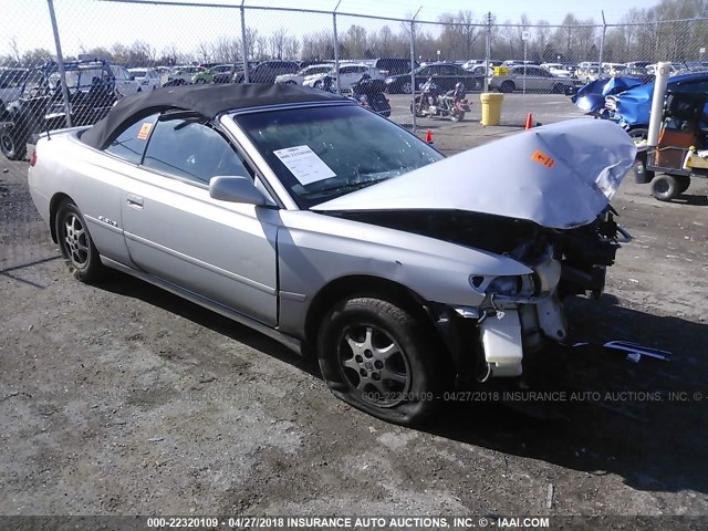 2T1FF28P2YC403050 - 2000 TOYOTA CAMRY SOLARA SE/SLE ვერცხლისფერი ფოტო 1