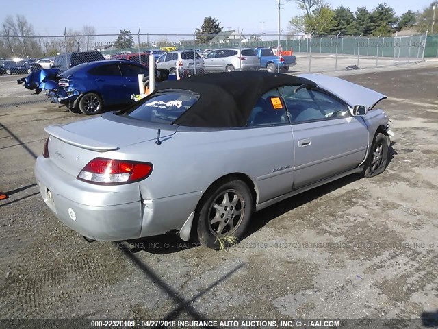 2T1FF28P2YC403050 - 2000 TOYOTA CAMRY SOLARA SE/SLE ვერცხლისფერი ფოტო 4