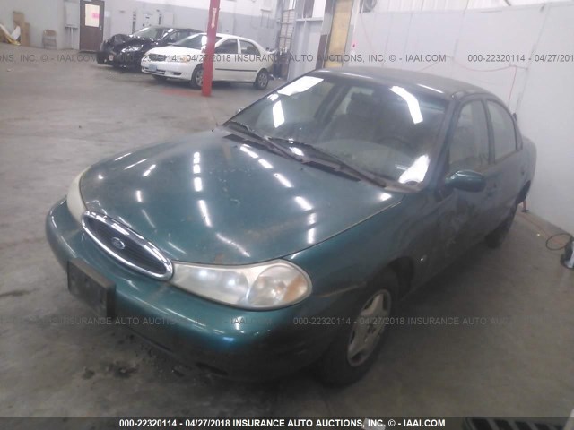 1FAFP66LXWK294326 - 1998 FORD CONTOUR LX/SPORT/SE GREEN photo 2