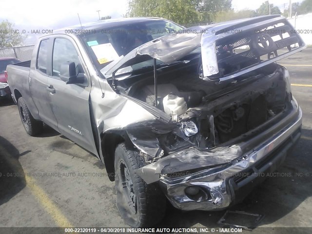 5TFUM5F19DX047916 - 2013 TOYOTA TUNDRA DOUBLE CAB SR5 GRAY photo 1