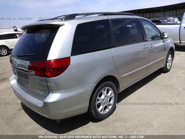 5TDBA22C75S042145 - 2005 TOYOTA SIENNA XLE/XLE LIMITED SILVER photo 4