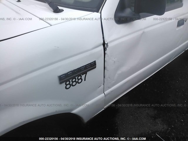 1FTYR14D77PA35339 - 2007 FORD RANGER SUPER CAB WHITE photo 6