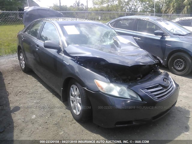 4T1BB46K98U031346 - 2008 TOYOTA CAMRY HYBRID GRAY photo 1