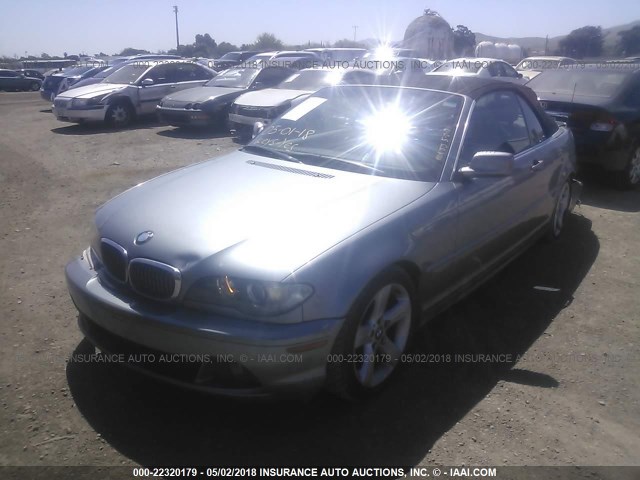 WBABW33405PL37478 - 2005 BMW 325 CI SILVER photo 2