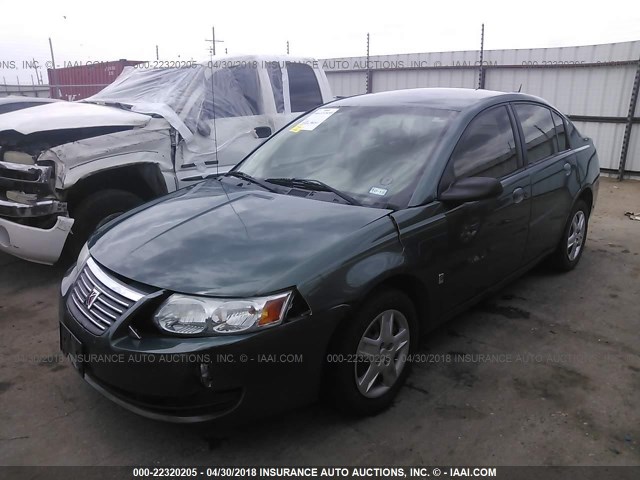 1G8AJ55F27Z167441 - 2007 SATURN ION LEVEL 2 TEAL photo 2