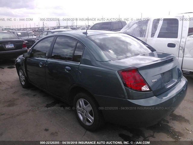 1G8AJ55F27Z167441 - 2007 SATURN ION LEVEL 2 Dəniz mavisi foto 3