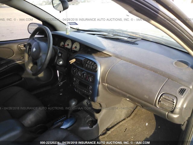 1B3ES56CX3D251329 - 2003 DODGE NEON SXT BLUE photo 5