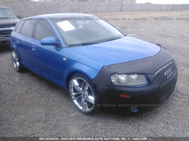 WAUMF78P86A103175 - 2006 AUDI A3 2.0 SPORT BLUE photo 1