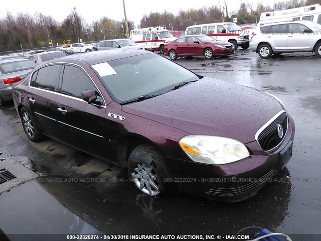 1G4HD57297U124908 - 2007 BUICK LUCERNE CXL MAROON photo 1