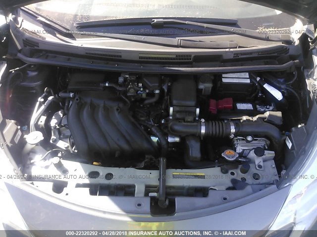 3N1CE2CP3GL404414 - 2016 NISSAN VERSA NOTE S/S PLUS/SV/SL/SR GRAY photo 10