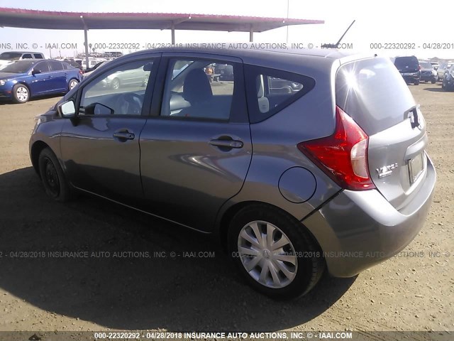 3N1CE2CP3GL404414 - 2016 NISSAN VERSA NOTE S/S PLUS/SV/SL/SR GRAY photo 3