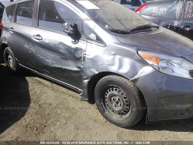 3N1CE2CP3GL404414 - 2016 NISSAN VERSA NOTE S/S PLUS/SV/SL/SR GRAY photo 6