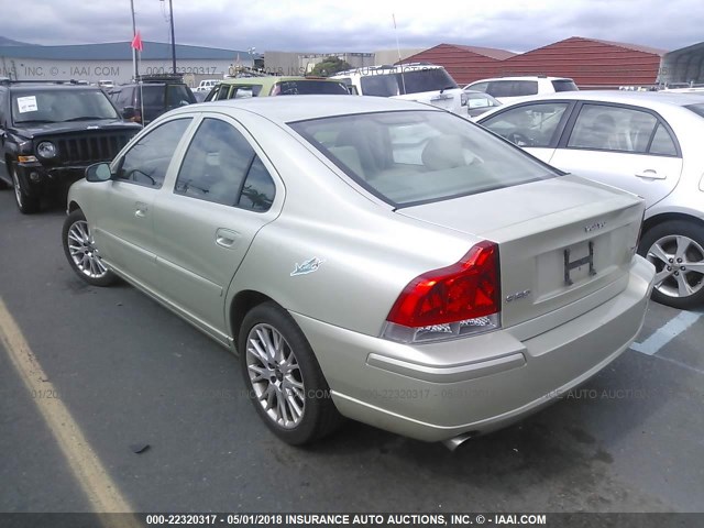 YV1RS547952437295 - 2005 VOLVO S60 T5 GREEN photo 3