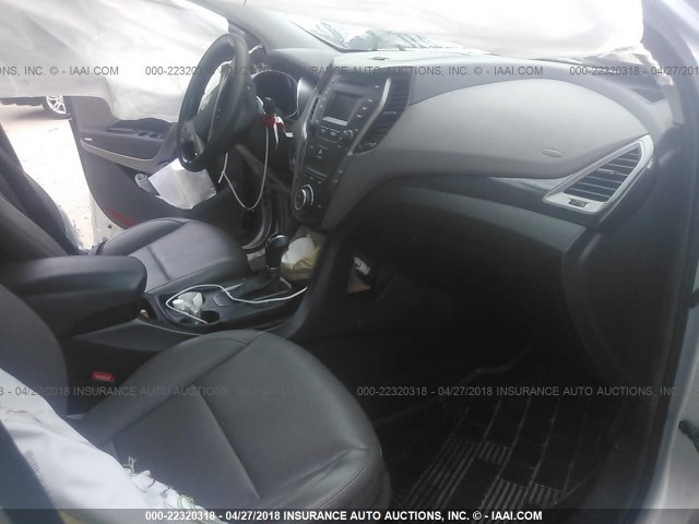 5XYZU3LAXDG077959 - 2013 HYUNDAI SANTA FE SPORT  SILVER photo 5