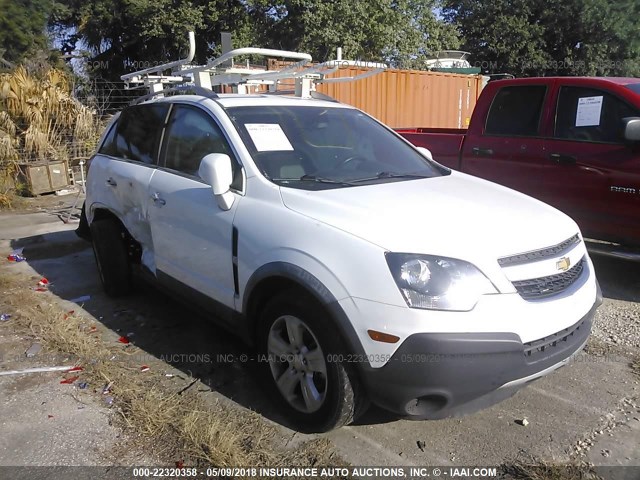 3GNAL1EK7FS521446 - 2015 CHEVROLET CAPTIVA LS WHITE photo 1